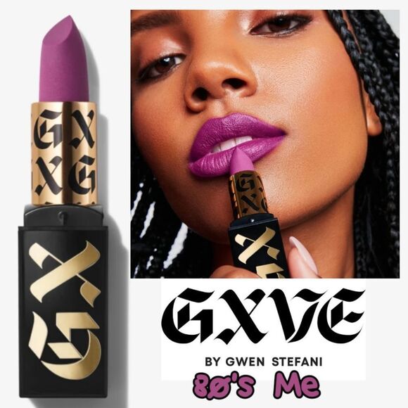 GXVE by Gwen Stefani Matte Lipstick in 80's Me (Vibrant Plum) - Picture 7 of 12